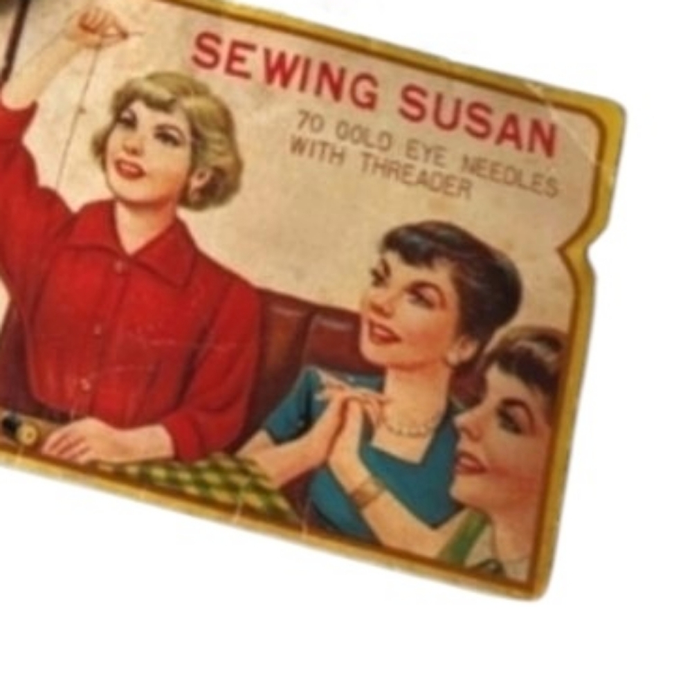SEWING NEEDLE Vintage Kits Retro Homemaker Notions Colorful - Picture 4 of 6